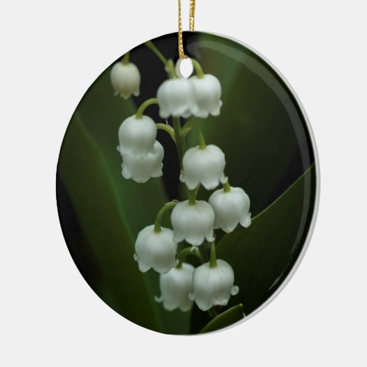 Lily van de vallei-0308 keramisch ornament (Links)