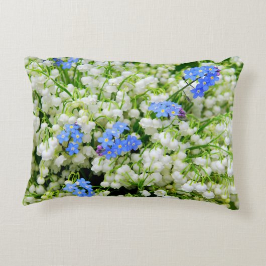 Lily van de vallei accent kussen (Achterkant)