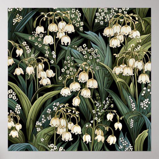 Lily van de Vallei Art Print (Voorkant)