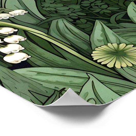 Lily van de Vallei Art Print (Hoek)