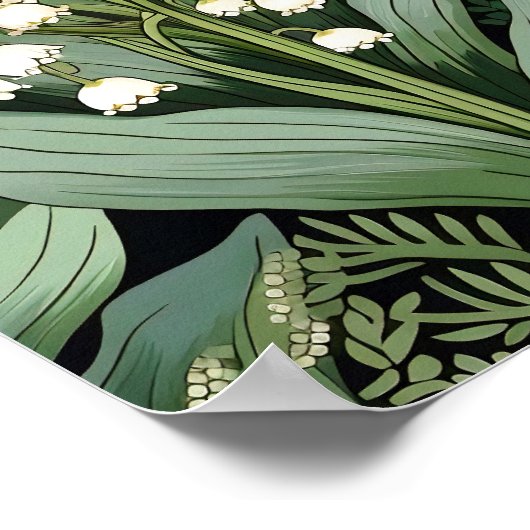 Lily van de Vallei Art Print (Hoek)