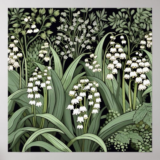 Lily van de Vallei Art Print (Voorkant)