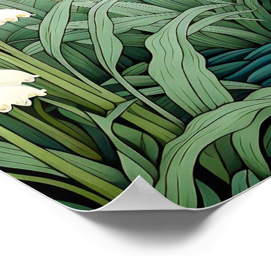 Lily van de Vallei Art Print (Hoek)