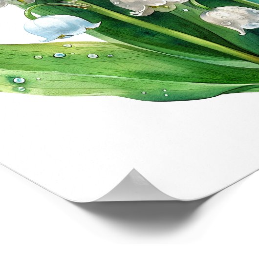 Lily van de Vallei Art Print (Hoek)