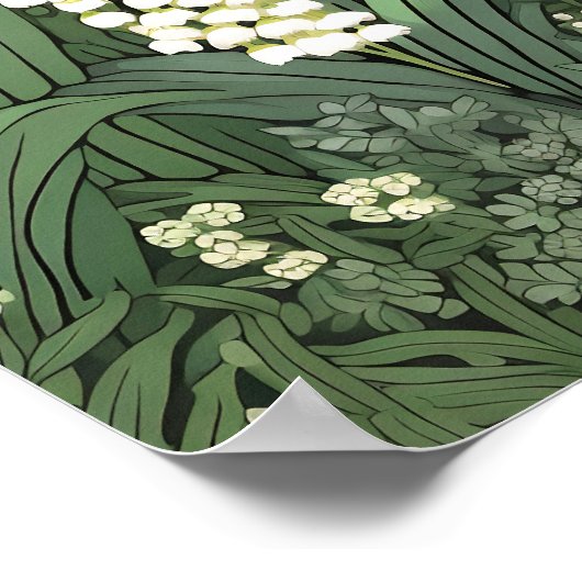 Lily van de Vallei Art Print (Hoek)