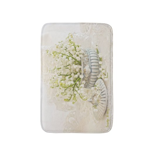 Lily van de vallei badmat (Voorkant Verticaal)