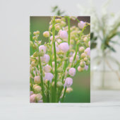 Lily van de vallei bedankkaart (Staand voorkant)