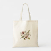 Lily van de vallei. Bloeiende oranje leliestam Tote Bag (Achterkant)