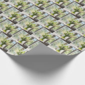 Lily van de vallei boeket cadeaupapier (Hoek)