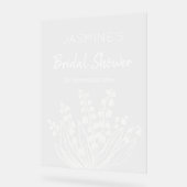 Lily van de vallei boeket Vrijgezellenfeest Acryl Bord (Hoek)