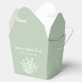 Lily van de vallei boeket Vrijgezellenfeest Bedankdoosjes (Geopend)