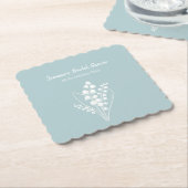 Lily van de vallei boeket Vrijgezellenfeest Kartonnen Onderzetters (Gebogen)