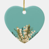 Lily van de vallei boeket Vrijgezellenfeest Keramisch Ornament (Achterkant)