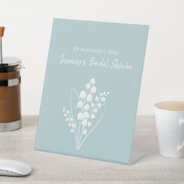 Lily van de vallei boeket Vrijgezellenfeest Reclamebord Met Voetstuk