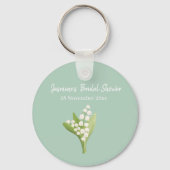 Lily van de vallei boeket Vrijgezellenfeest Sleutelhanger (Voorkant)