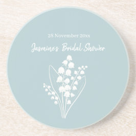 Lily van de vallei boeket Vrijgezellenfeest Zandsteen Onderzetter