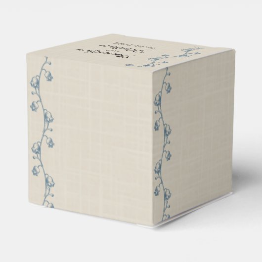Lily van de Vallei Bruiloft Favor Box Bedankdoosjes (Achterkant)