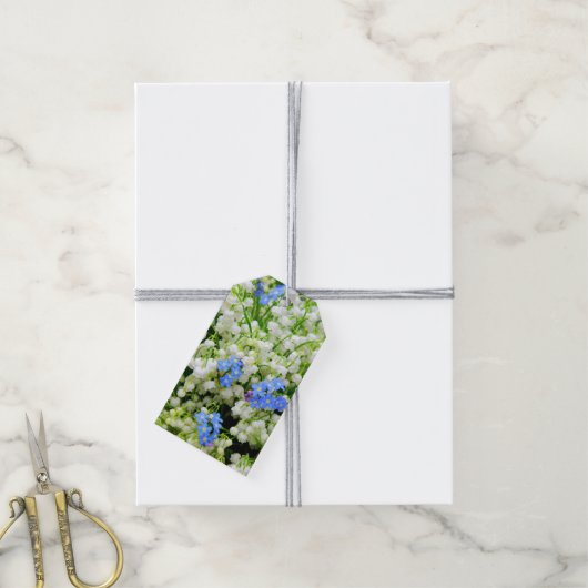 Lily van de vallei cadeaulabel (Met Touw)