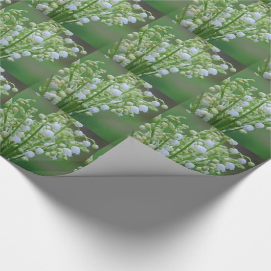 Lily van de vallei cadeaupapier (Hoek)