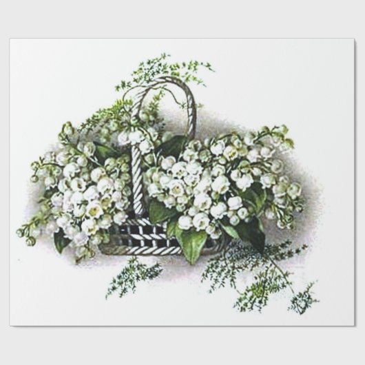  Lily van de vallei Cadeaupapier (Vlak)