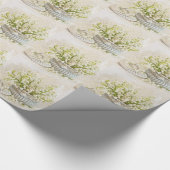 Lily van de vallei cadeaupapier (Hoek)