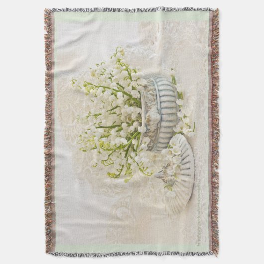 Lily van de vallei deken (Voorkant Verticaal)