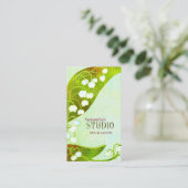 Lily van de vallei en Salon Visitekaartje (Staand voorkant)