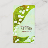 Lily van de vallei en Salon Visitekaartje (Voorkant)