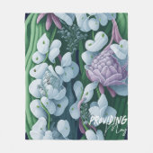 Lily van de vallei fleece deken (Voorkant)