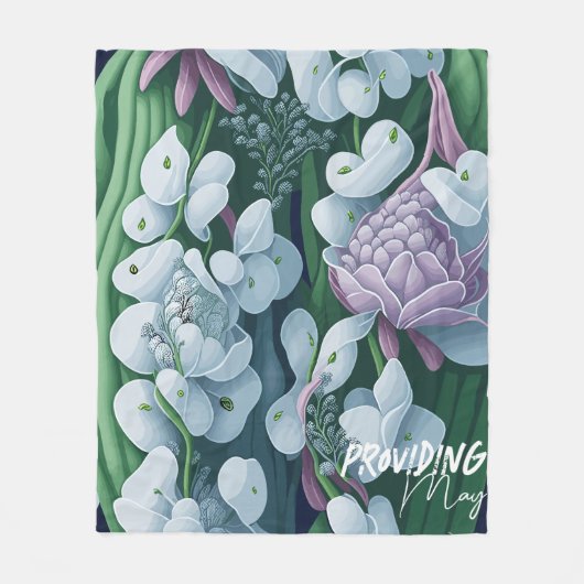 Lily van de vallei fleece deken (Voorkant)