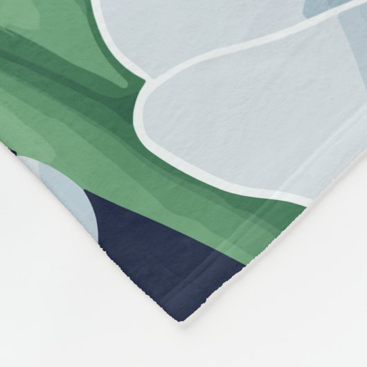 Lily van de vallei fleece deken (Hoek)