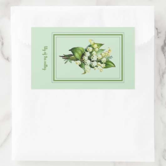  Lily van de vallei Glossy Stickers (Tas)