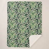 Lily van de Vallei Hartkrans Sherpa Deken (Voorkant)