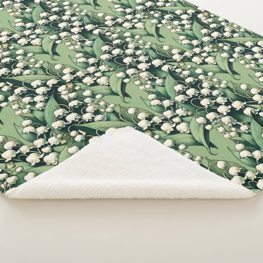 Lily van de Vallei Hartkrans Sherpa Deken (3/4)