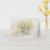 Lily van de vallei kaart (Gele Bloem)