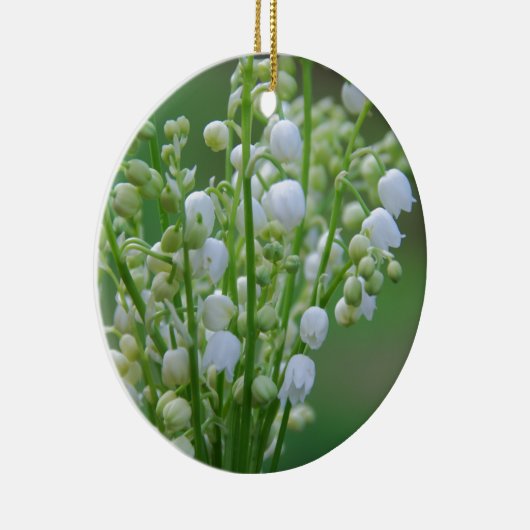 Lily van de vallei keramisch ornament (Rechts)