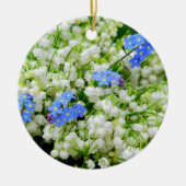 Lily van de vallei keramisch ornament (Voorkant)