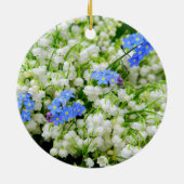 Lily van de vallei keramisch ornament (Achterkant)