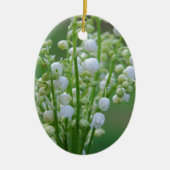 Lily van de vallei keramisch ornament (Voorkant)