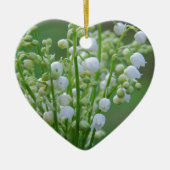 Lily van de vallei keramisch ornament (Voorkant)