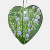Lily van de vallei keramisch ornament (Links)