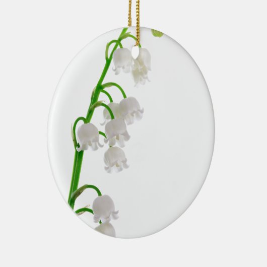 Lily van de vallei keramisch ornament (Rechts)