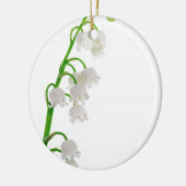 Lily van de vallei keramisch ornament (Links)