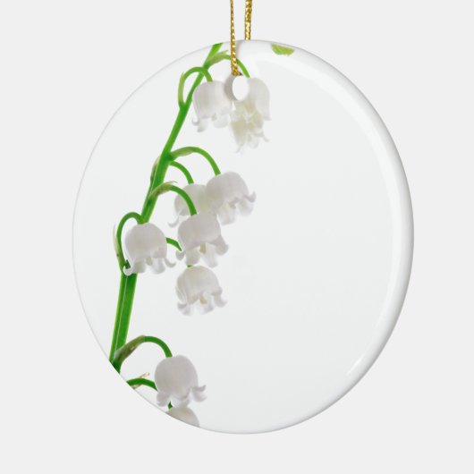 Lily van de vallei keramisch ornament (Links)