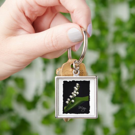 Lily van de vallei - mei sleutelhanger (Hand)