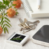 Lily van de vallei - mei sleutelhanger (Zijkant)