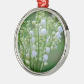 Lily van de vallei metalen ornament (Links)