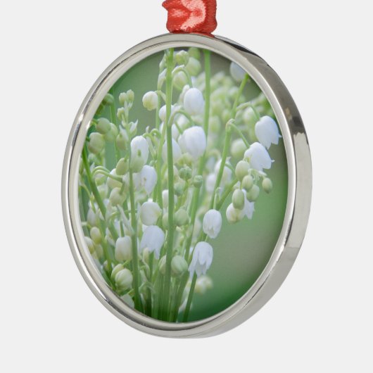 Lily van de vallei metalen ornament (Links)