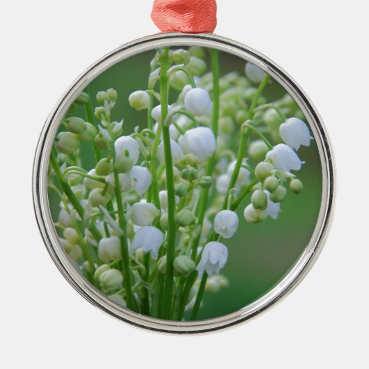 Lily van de vallei metalen ornament (Voorkant)
