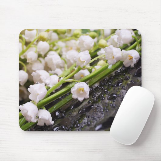 Lily van de vallei Mousepad Muismat (Met muis)